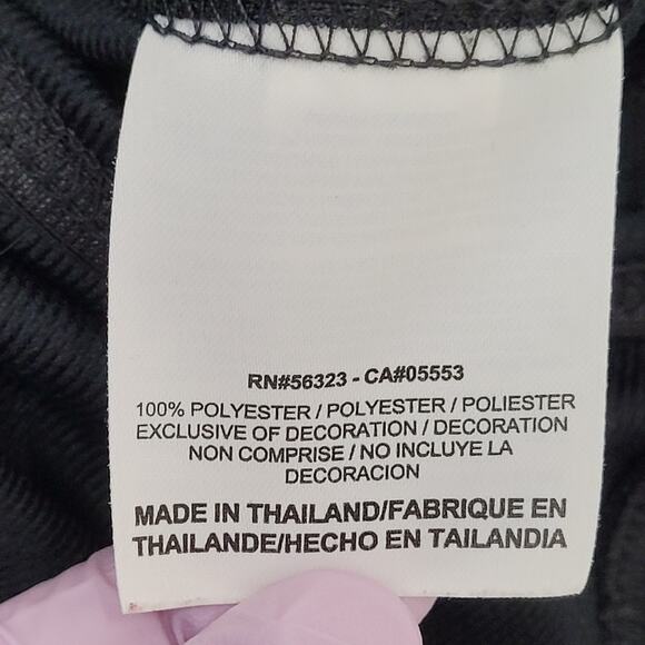 NIKE Jordan Jumpman Track Jacket Large 25x27 Baggy Black Red - Picture 6 of 16